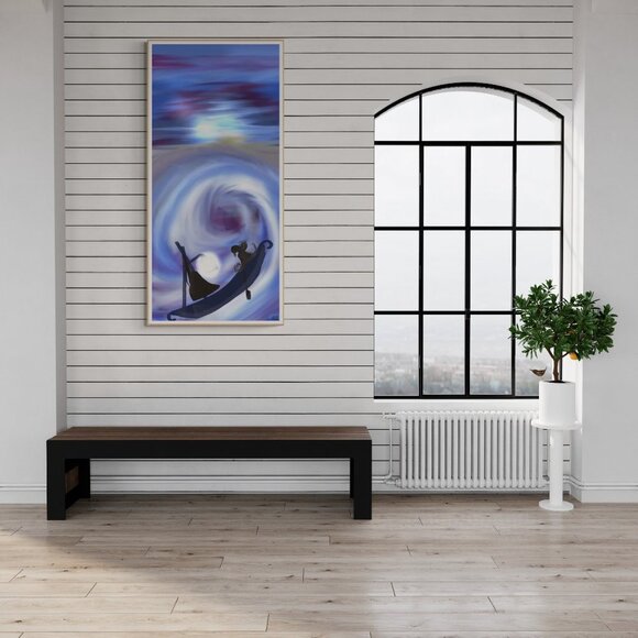 Tossed on the Storm | Romantic Art | Modern Wall Decor | Digital Prints - Picture 3 of 4